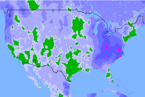 Precipitation (24 h) USA