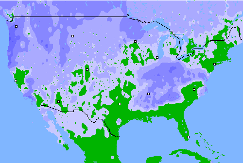 Precipitation (24 h) USA