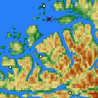 Nearby Forecast Locations - Skalmen Lighthouse - Map