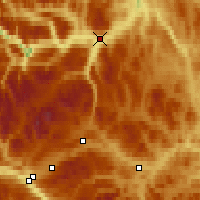 Nearby Forecast Locations - Oppdal - Map