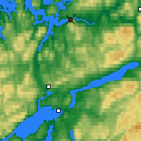 Nearby Forecast Locations - Namsos - Map