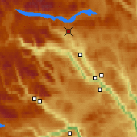 Nearby Forecast Locations - Beitostølen - Map