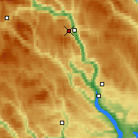 Nearby Forecast Locations - Kvitfjell - Map