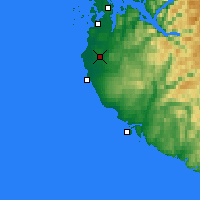 Nearby Forecast Locations - Saerheim - Map