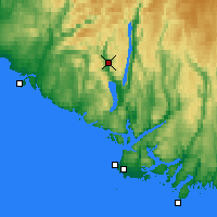 Nearby Forecast Locations - Eik Hove - Map