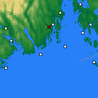 Nearby Forecast Locations - Torp - Map