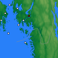 Nearby Forecast Locations - Sarpsborg - Map