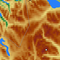 Nearby Forecast Locations - Katterjakk - Map