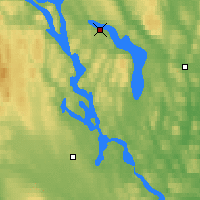 Nearby Forecast Locations - Gubbhogen - Map