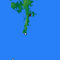 Nearby Forecast Locations - Lerwick - Map