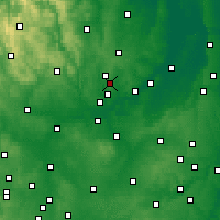 Nearby Forecast Locations - Nottingham - Map