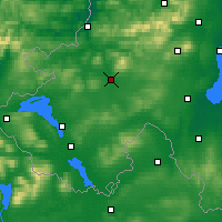 Nearby Forecast Locations - Omagh - Map