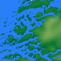 Nearby Forecast Locations - Mittarfik Aasiaat - Map