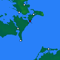 Nearby Forecast Locations - Vindebaek Kyst - Map