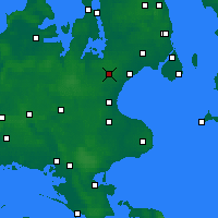 Nearby Forecast Locations - Roskilde - Map
