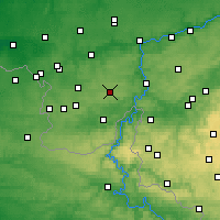 Nearby Forecast Locations - Florennes - Map