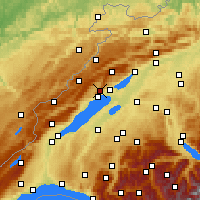 Nearby Forecast Locations - Chaumont - Map