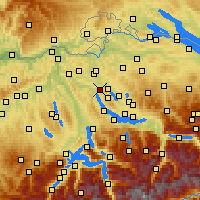 Nearby Forecast Locations - Zürich - Map