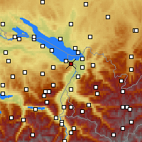 Nearby Forecast Locations - Rorschach - Map