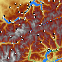 Nearby Forecast Locations - Grimsel - Map