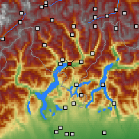 Nearby Forecast Locations - Locarno - Map