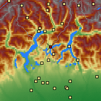 Nearby Forecast Locations - Lugano - Map