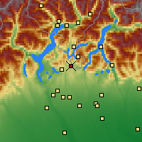 Nearby Forecast Locations - Stabio - Map