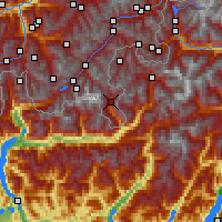 Nearby Forecast Locations - Poschiavo - Map