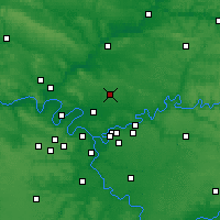 Nearby Forecast Locations - Charles de Gaulle Airport - Map