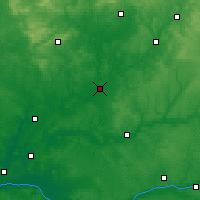 Nearby Forecast Locations - Le Mans - Map