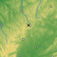 Nearby Forecast Locations - Langres - Map