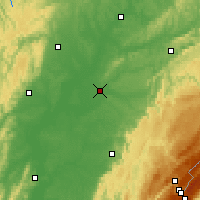 Nearby Forecast Locations - Dole - Map