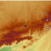 Nearby Forecast Locations - Ávila - Map