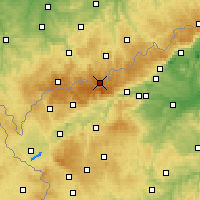 Nearby Forecast Locations - Fichtelberg - Map