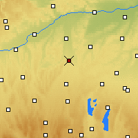 Nearby Forecast Locations - Augsburg - Map