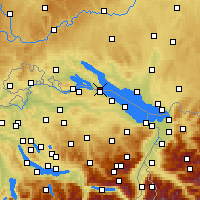 Nearby Forecast Locations - Konstanz - Map