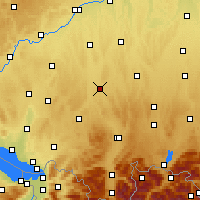 Nearby Forecast Locations - Memmingen - Map