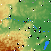 Nearby Forecast Locations - Tulln - Map