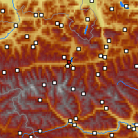 Nearby Forecast Locations - Zell am See - Map