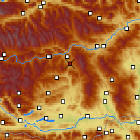 Nearby Forecast Locations - Neumarkt in der Steiermark - Map