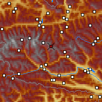 Nearby Forecast Locations - Sonnblick Autom. - Map