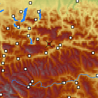 Nearby Forecast Locations - Bad Mitterndorf - Map