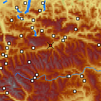 Nearby Forecast Locations - Gröbming - Map