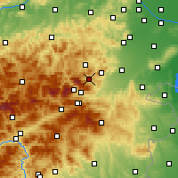 Nearby Forecast Locations - Puchberg am Schneeberg - Map