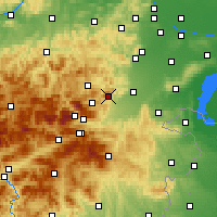 Nearby Forecast Locations - Hohe Wand - Map