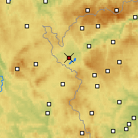 Nearby Forecast Locations - Cheb - Map