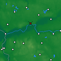 Nearby Forecast Locations - Gorzów Wielkopolski - Map