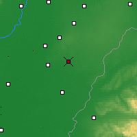 Nearby Forecast Locations - Debrecen - Map