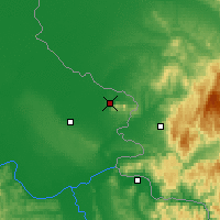 Nearby Forecast Locations - Vršac - Map