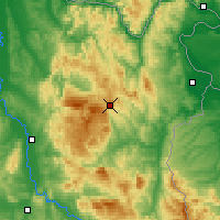 Nearby Forecast Locations - Crni Vrh - Map